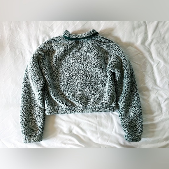 La Hearts Green Sherpa Quarter-zip Pullover Size Small - Picture 7 of 13